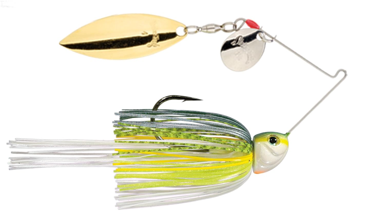 Strike King Hack Attack Heavy Cover Spinnerbait - 1/2 oz / Chartreuse Sexy Shad