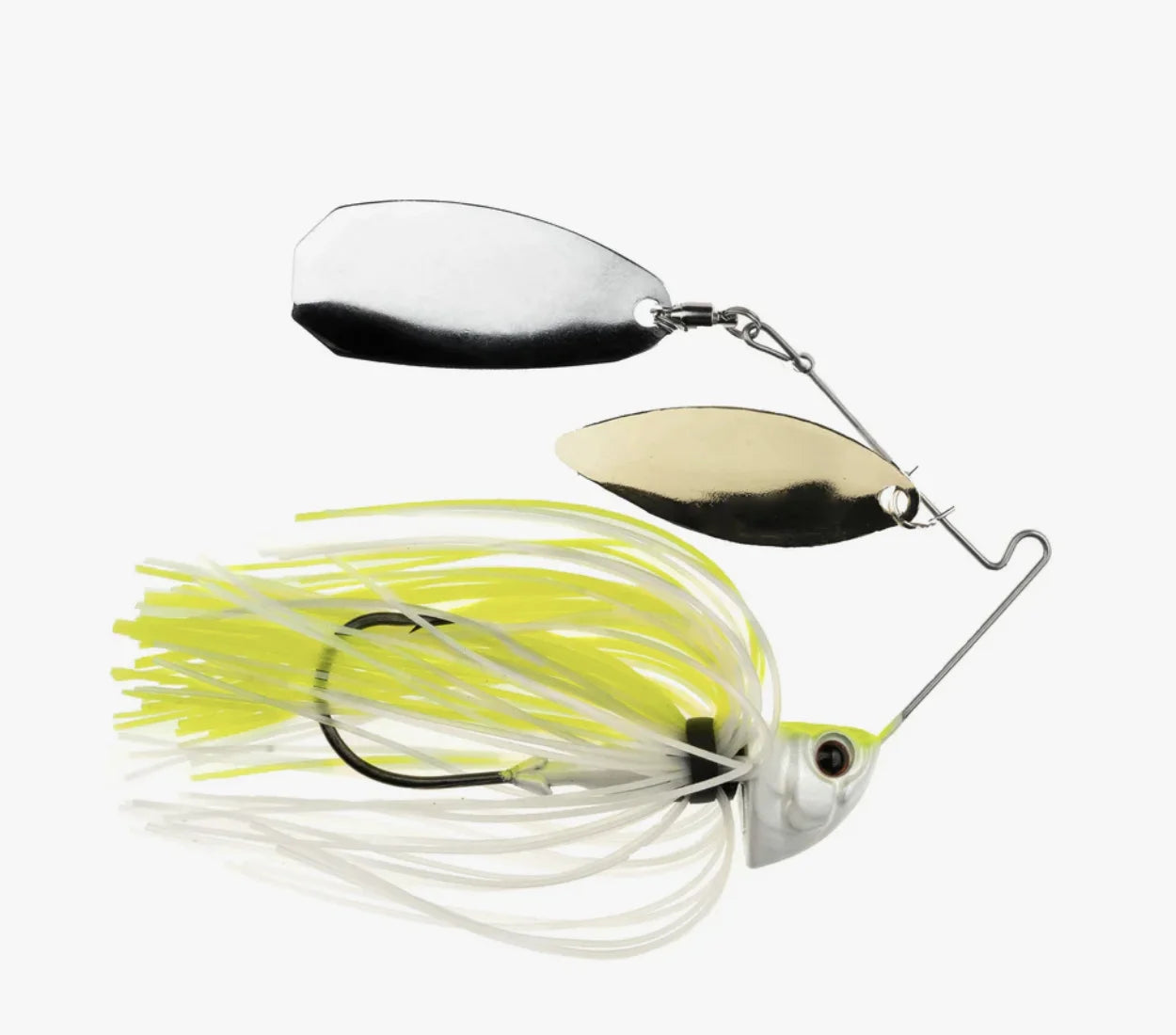Freedom Tackle Speed Freak Compact Spinnerbait - 3/4 oz / Chartreuse White