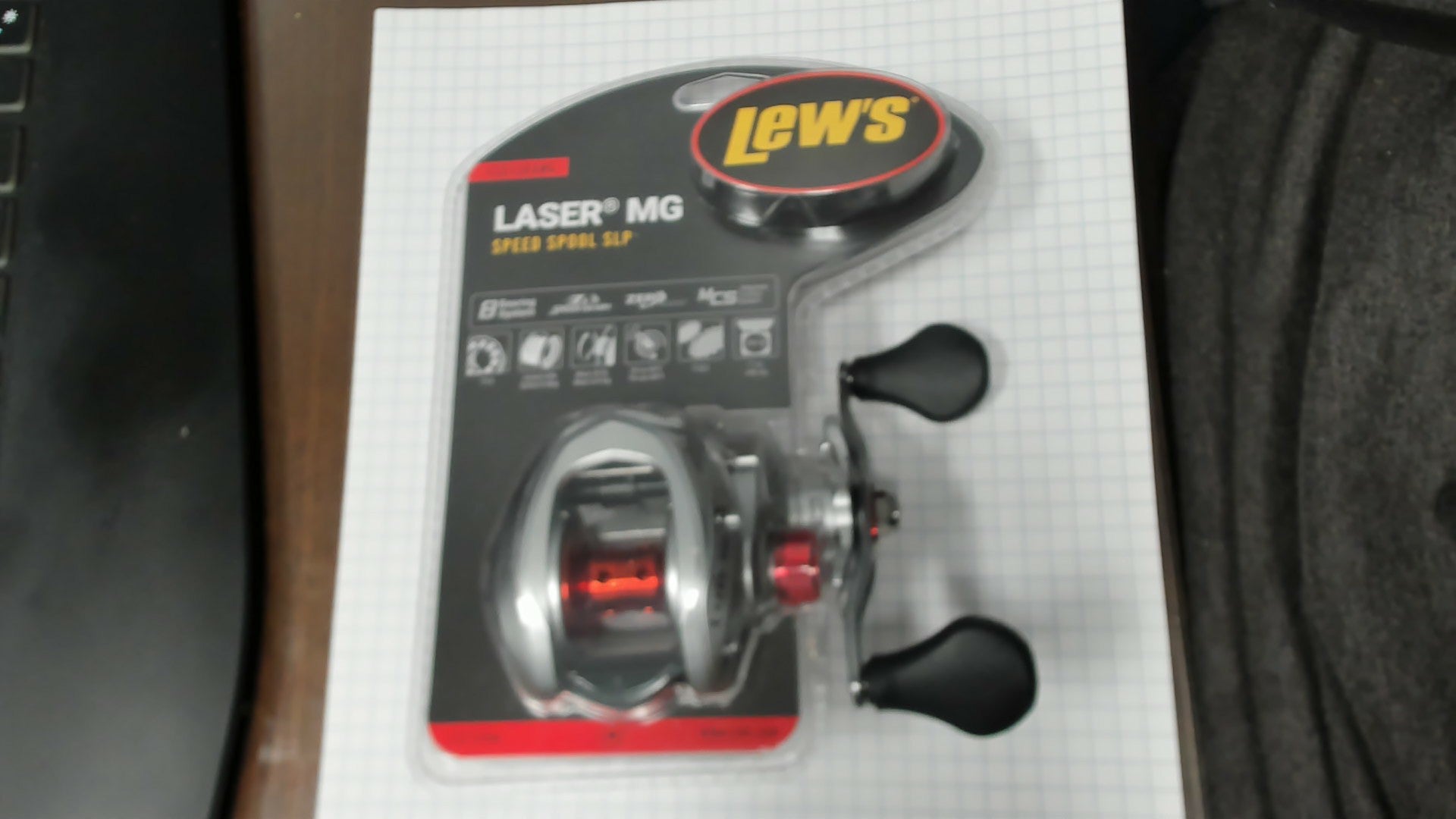 Lew's Laser MG Speed Spool SLP Baitcasting Reel - 7.5:1 / Left-Hand Retrieve